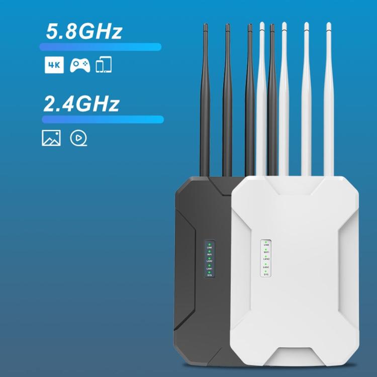 HW1800S WiFi 6 Outdoor Wireless Access Point 1800Mbps Waterproof Dual Band Gigabit Router, US Plug, EU Plug, UK Plug, AU Plug