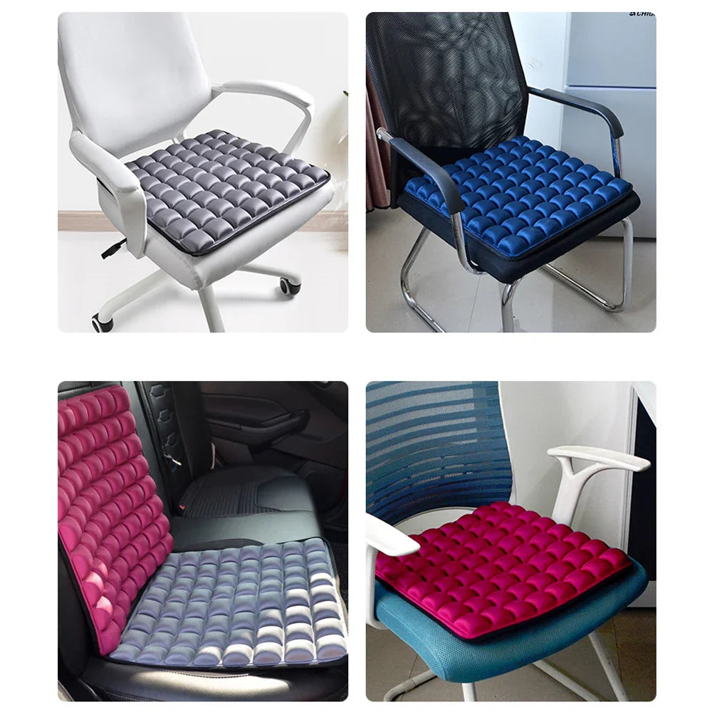 Air Cushion Portable Car Seat Office Chair Wheelchair Pad Anti Bedsore Orthopedics Pain Pressure Relief Cushion Camping Seat Mat
