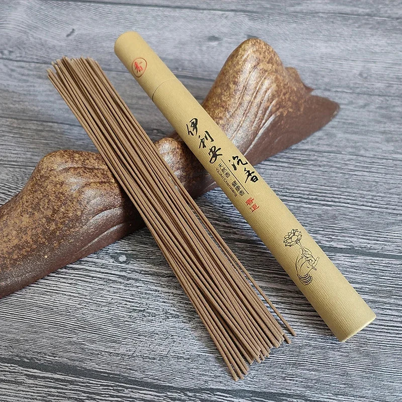 Y 40Pcs Natural Sandalwood Incense Sticks Home Incense Stick Aroma Blessing Ceremony Pray Buddha Incense Lavender Green Tea Rose