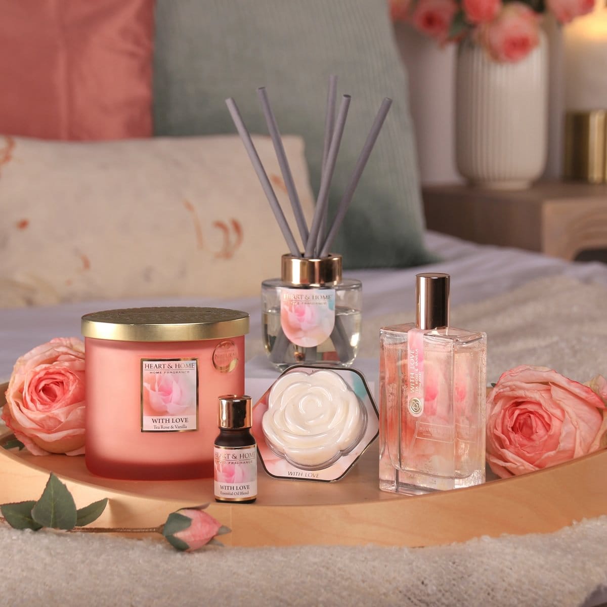 Soy Wax Melt - With Love - Up To 12 Hours Burn Use With Wax Warmer