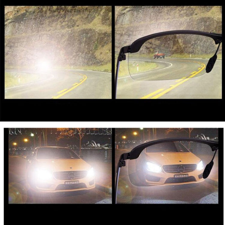 Photochromic Sunglasses Day and Driving Eyewear(Gun Metal)