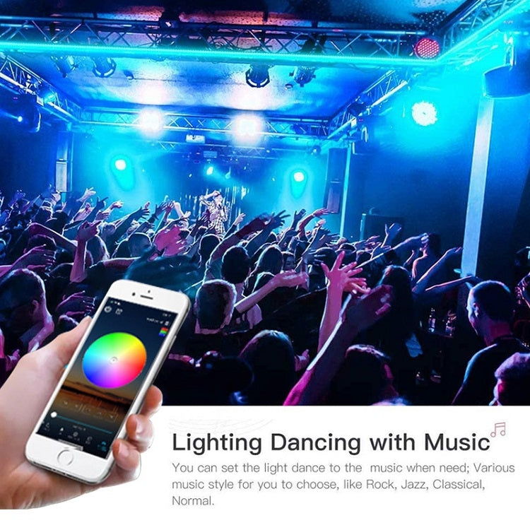 Bluetooth Suit Smart Music Sound Control Light Strip Non-waterproof 5050 RGB Colorful Atmosphere LED Light Strip With 24-Keys Remote Control, 5M 150 LEDs, 5M 300 LEDs, 10M 300 LEDs, 10M 600 LEDs, 15M 450 LEDs, 15M 270 LEDs