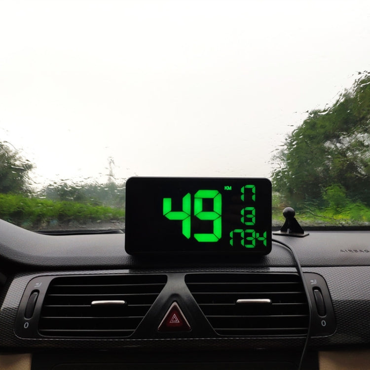 C1090 6.2 inch HUD Car Head-up Display GPS Car Universal Mileage Speed Meter Speeding Alarm / GPS Satellite Speed Measurement, C1090 6.2 inch