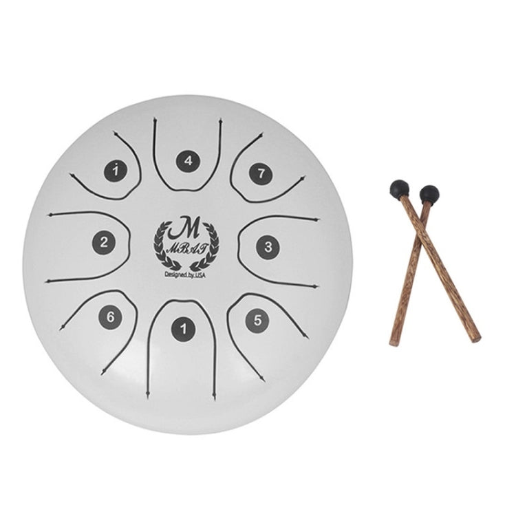 MEIBEITE 5.5-Inch C-Tune Sanskrit Drum Steel Tongue Empty Worry-Free Drum, MEIBEITE Black, MEIBEITE Golden, MEIBEITE Purple, MEIBEITE Blue, MEIBEITE Green, MEIBEITE White, MEIBEITE Red