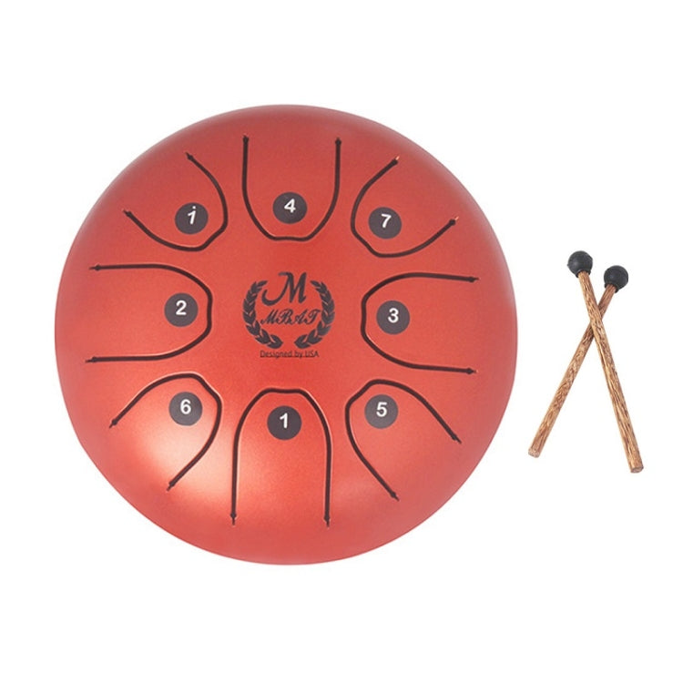 MEIBEITE 5.5-Inch C-Tune Sanskrit Drum Steel Tongue Empty Worry-Free Drum, MEIBEITE Black, MEIBEITE Golden, MEIBEITE Purple, MEIBEITE Blue, MEIBEITE Green, MEIBEITE White, MEIBEITE Red
