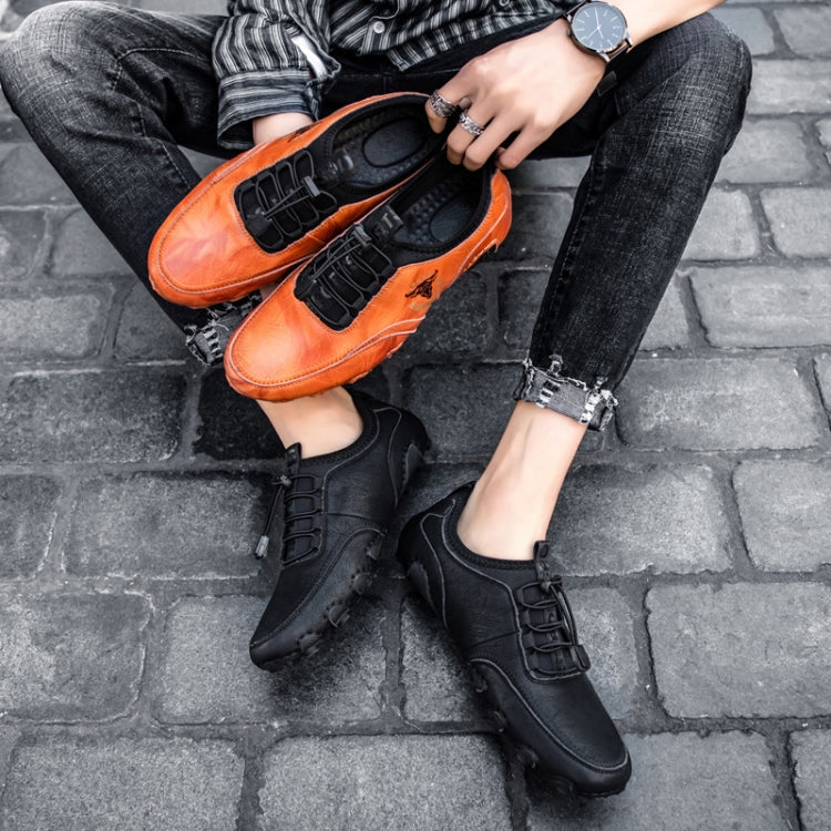 Spring And Summer Men Casual Octopus Peas Lazy Shoes Breathable Leather Shoes, 47, 48, 38, 39, 40, 41, 42, 43, 44, 45, 46