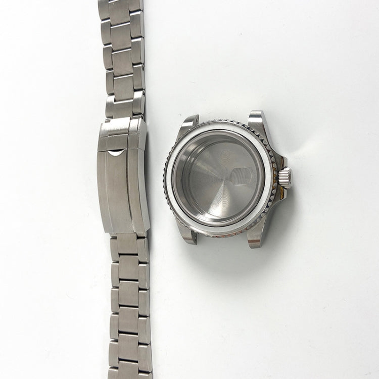 For ETA2836/Pearl 3804 Movement 867 GMT Watch Accessories 40MM Stainless Steel Case, Blue Red, Black Blue, Black Red, Black