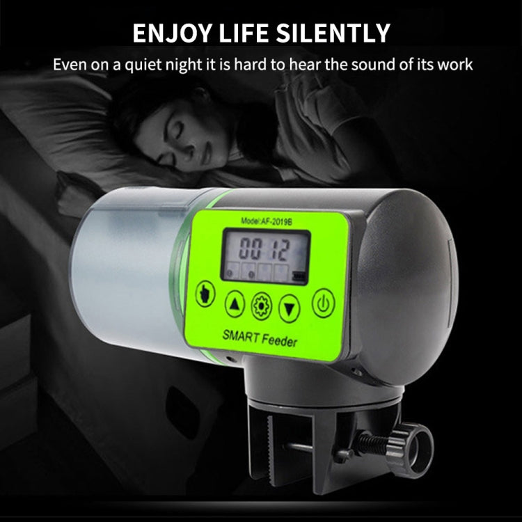 AquaBlue Fish Tank Intelligent Timing Automatic Feeder Aquarium Goldfish Feeder Large Capacity Fish Feeder,Model:, AF-2019A, AF-2019B English Version, AF-2019C Lithium Battery Charging, AF-2019B + Square Feeding Circle, AF-2019B + Round Feeding Circle