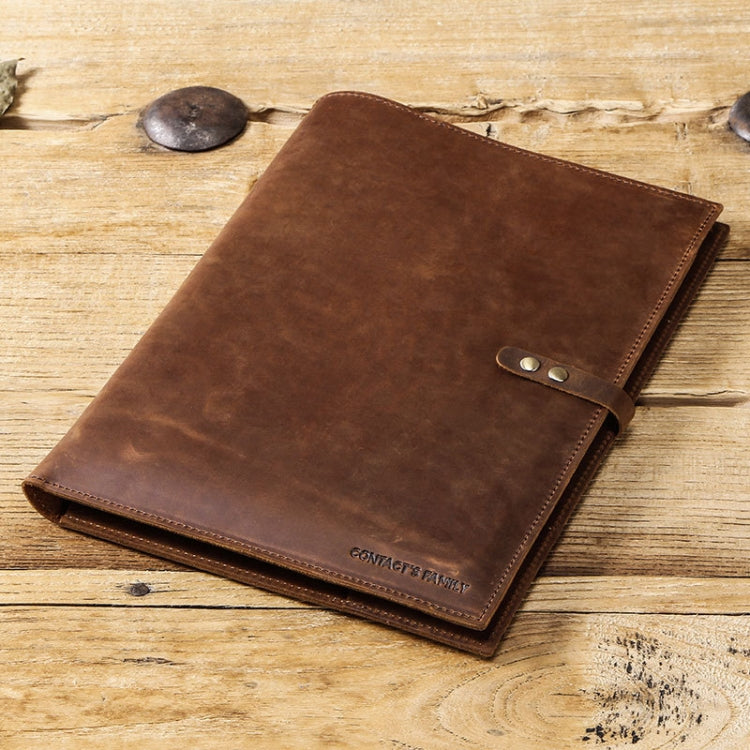 CONTACTS FAMILY CF2002 Retro Crazy Horse Texture Multifunctional Protective Cover Leather Case for iPad Pro 12.9 2020 / 2021 / 2018