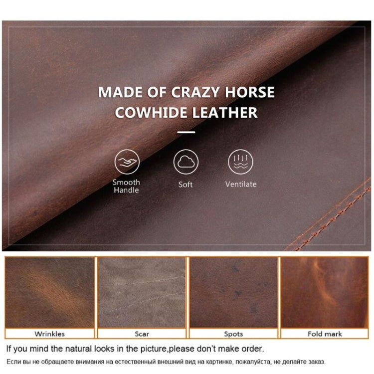 CONTACTS FAMILY CF2002 Retro Crazy Horse Texture Multifunctional Protective Cover Leather Case for iPad Pro 12.9 2020 / 2021 / 2018
