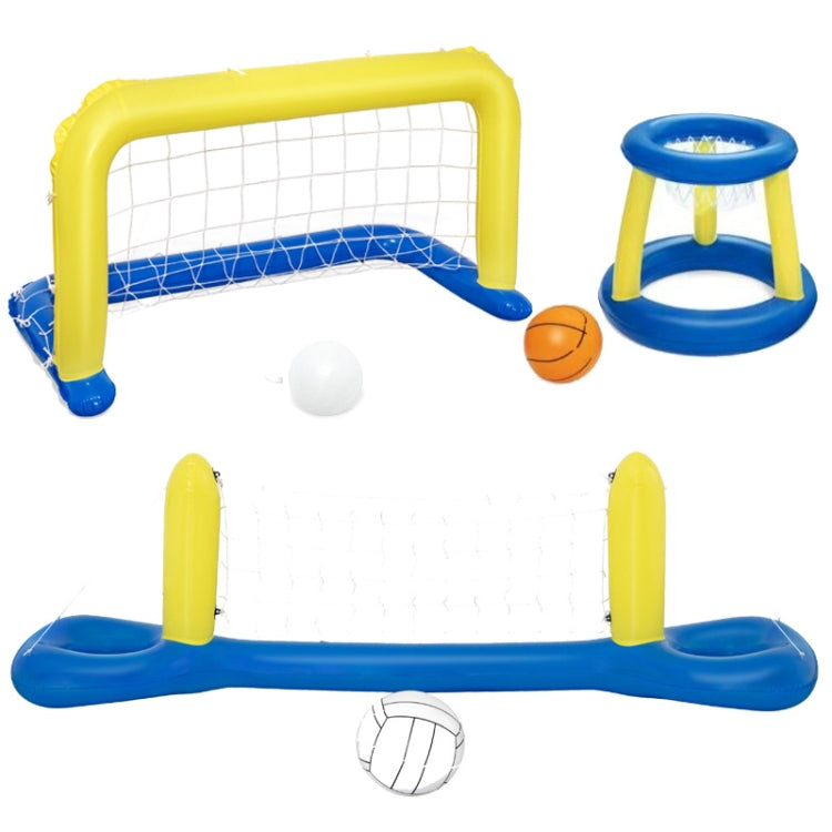 Beach Toys Adult Children Parent-Child Swimming Pool Playing Inflatable Beach Ball Toys, Style:, 52133 Volleyball Net + Ball, 52123 Handball Door + Ball, 2 in 1 Set + 2 Balls, 3 in 1 Set + 3 Balls