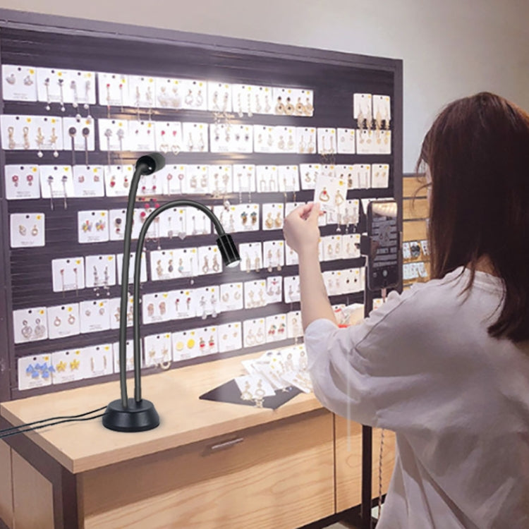 LED Jewelry Photo Spotlights Table Lamps Take Wenwan Diamond Jadeite Jade Live Lights Fill Light Spotlight Can Be Adjusted,Style: Single Head Basic Version