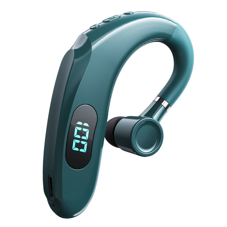 Q20 Bluetooth 5.2 Business Digital Display Sports Earhook Stereo Earphone, Q20 Green, Q20 Pink, Q20 Yellow, Q20 Blue, Q20 Black, Q20 White