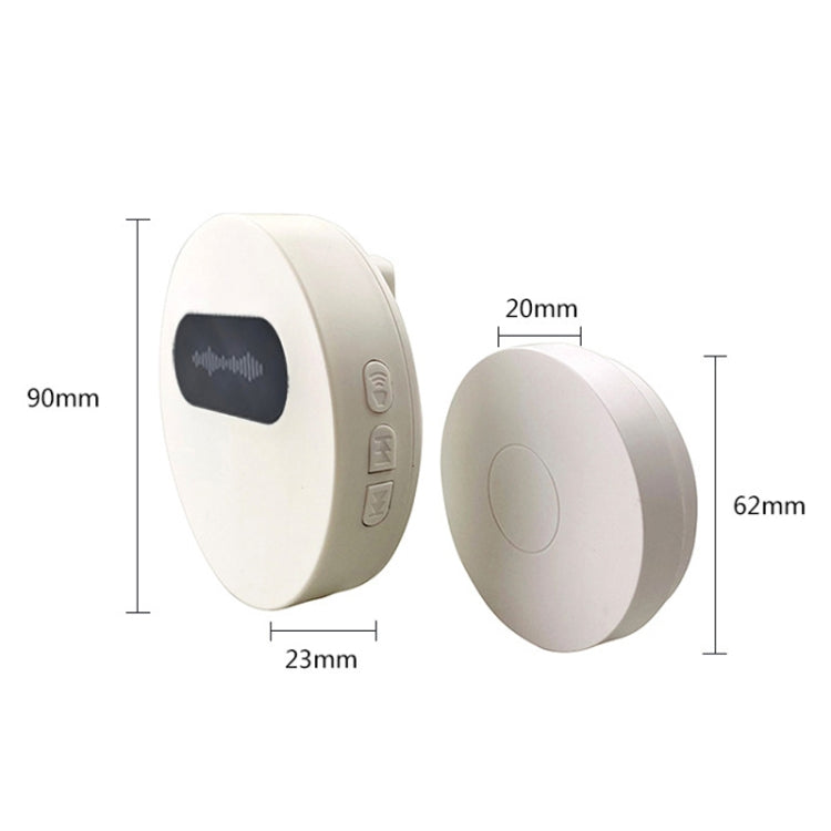 T10-1 1 For 1 Lighting Self-Power Generation Wireless Intelligent Anti -Rainwater Doorbell, T10-1 UK Plug Black, T10-1 EU Plug White, T10-1 EU Plug Black, T10-1 US Plug White, T10-1 US Plug Black, T10-1 UK Plug White