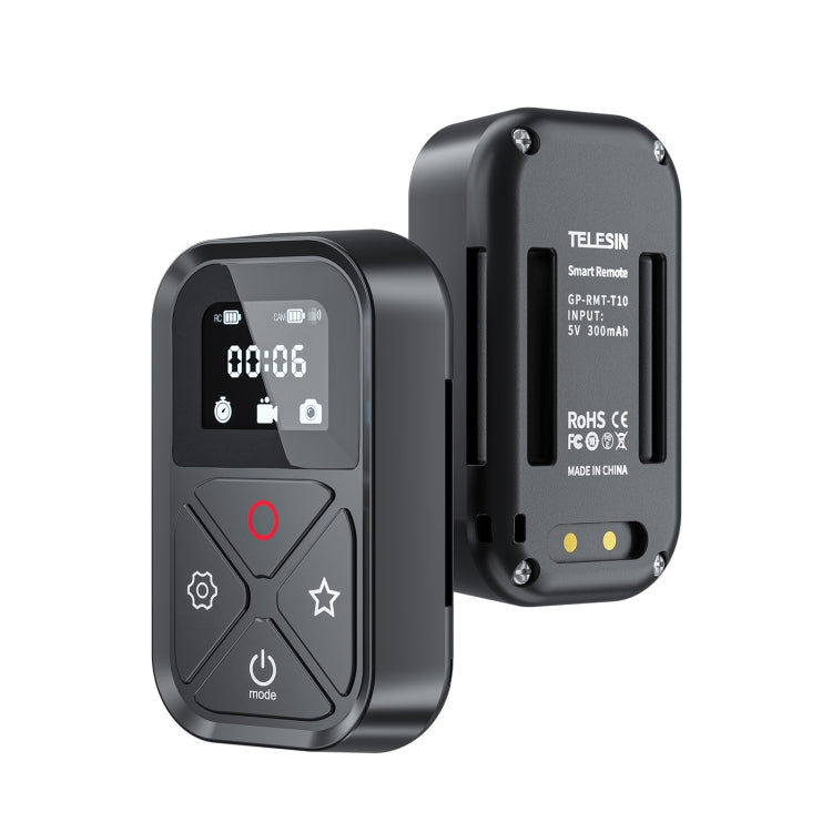 TELESIN T10 80m Bluetooth Remote Control For GoPro Hero11 Black / HERO10 Black / HERO9 Black / HERO8 Black /Max, For GoPro