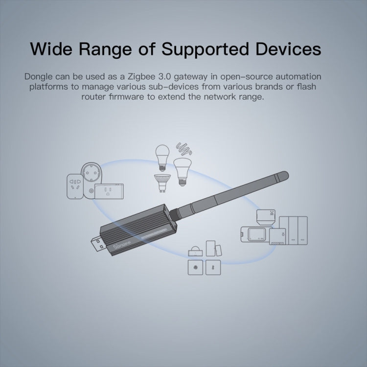 Sonoff ZBDongle-E ZigBee 3.0 USB Gateway Smart Home ZigBee Bridge