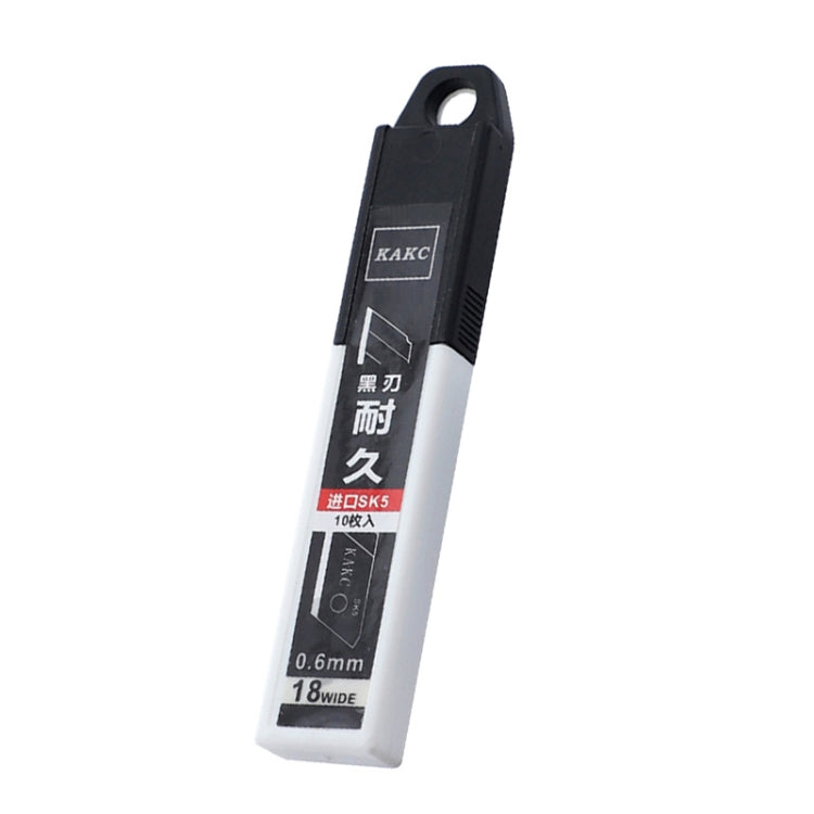 KAKC-18 Black Blade Cutter Blade 18mm Wall Cutter Blade, Specification:, 10pcs /Box, 100pcs /Box
