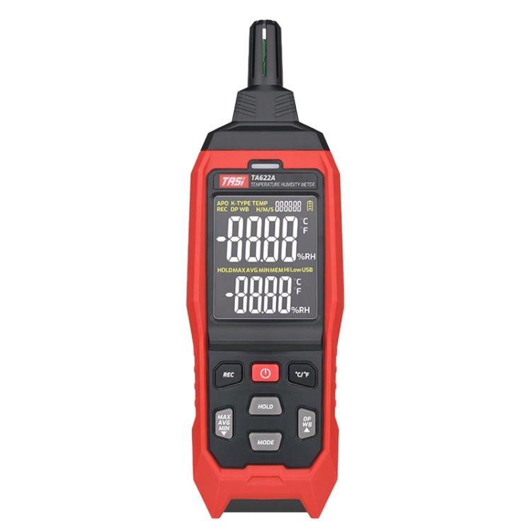 Temperature Humidity Meter Digital Dew Point Thermometer, TASI TA622A, TASI TA622B USB Computer Connection