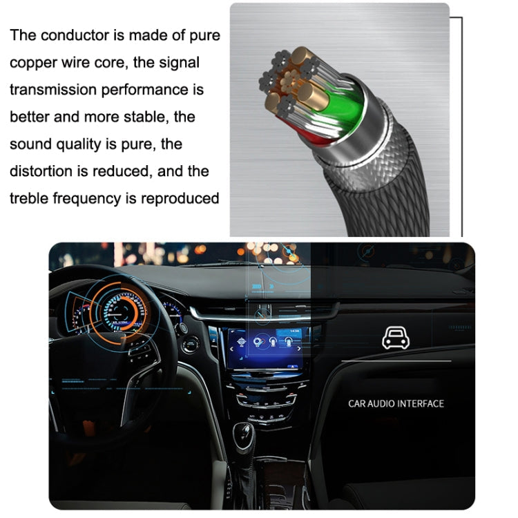 for MDR-10R / MDR-1A / XB950 / Z1000 3.5mm Male to Male AUX Audio Headphone Cable Line Control Version