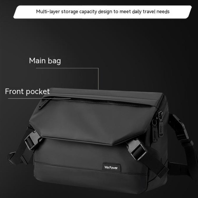 WEPOWER Simple Men Casual Holding Messenger Bags(Grey)