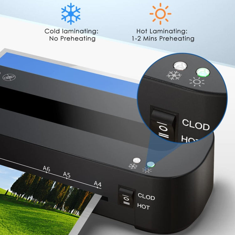 FN333 A4 Photo Laminating Machine With Hot And Cold Mode, 220V EU Plug, 110V US Plug, UK Plug