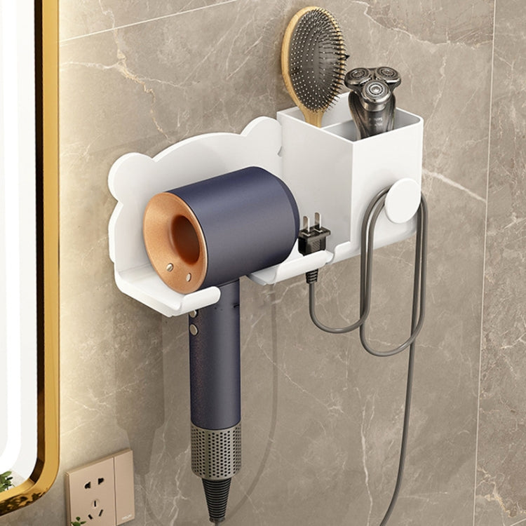 For Dyson Hair Dryer Wall-Mounted Holder Bathroom Shelf Storage Rack, Simple White, Simple Black, Simple Gray, Upgrade White, Upgrade Black, Upgrade Gray