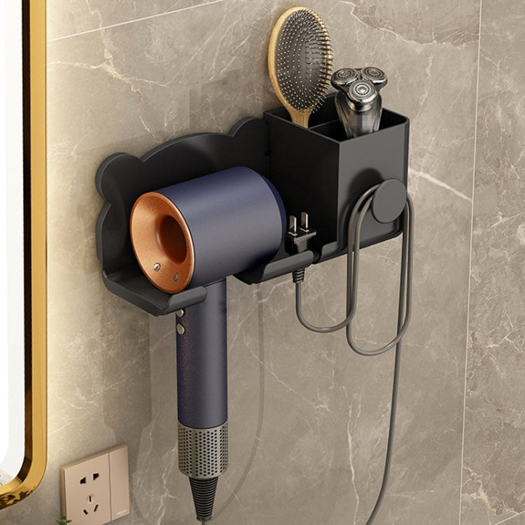 For Dyson Hair Dryer Wall-Mounted Holder Bathroom Shelf Storage Rack, Simple White, Simple Black, Simple Gray, Upgrade White, Upgrade Black, Upgrade Gray