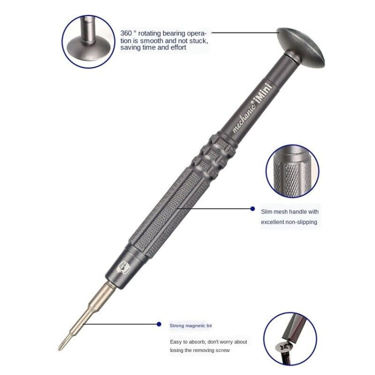MECHANIC iMini Series Mobile Phone Glasses Screw Batch Clock Tool, Series: T2