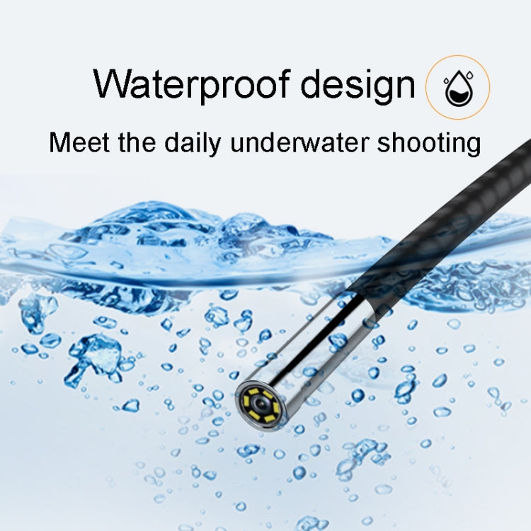 Teslong NTS300 5.5mm-1M Dual Lens Waterproof 5 Inch HD Industrial Borescope Auto Repair Tools, 5.5mm Dual Lens / 1m