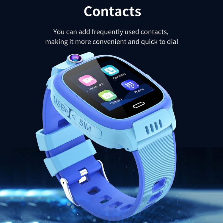 Y36 1.44-inch 4G Video Call Waterproof Smart Children Phone Watch with SOS Function(Pink)