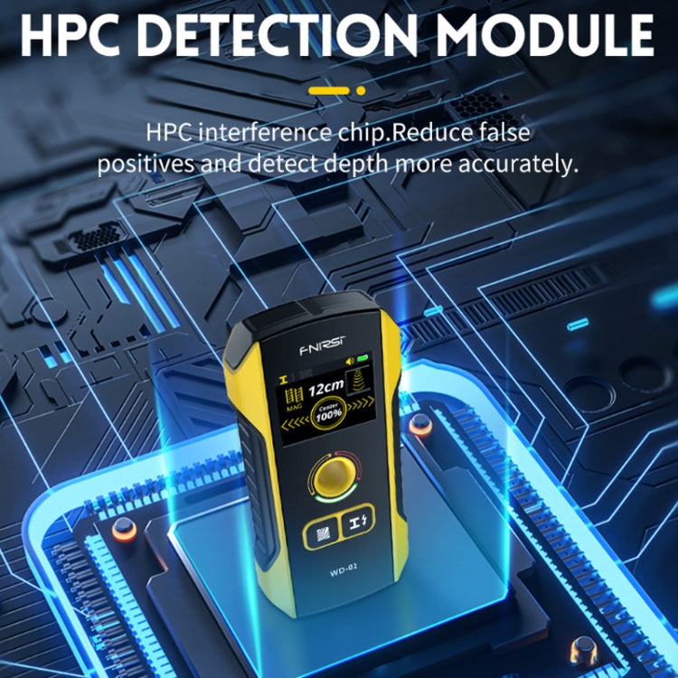 FNIRSI Multifunctional Wall Wire And Metal Rebar Detector, WD-02