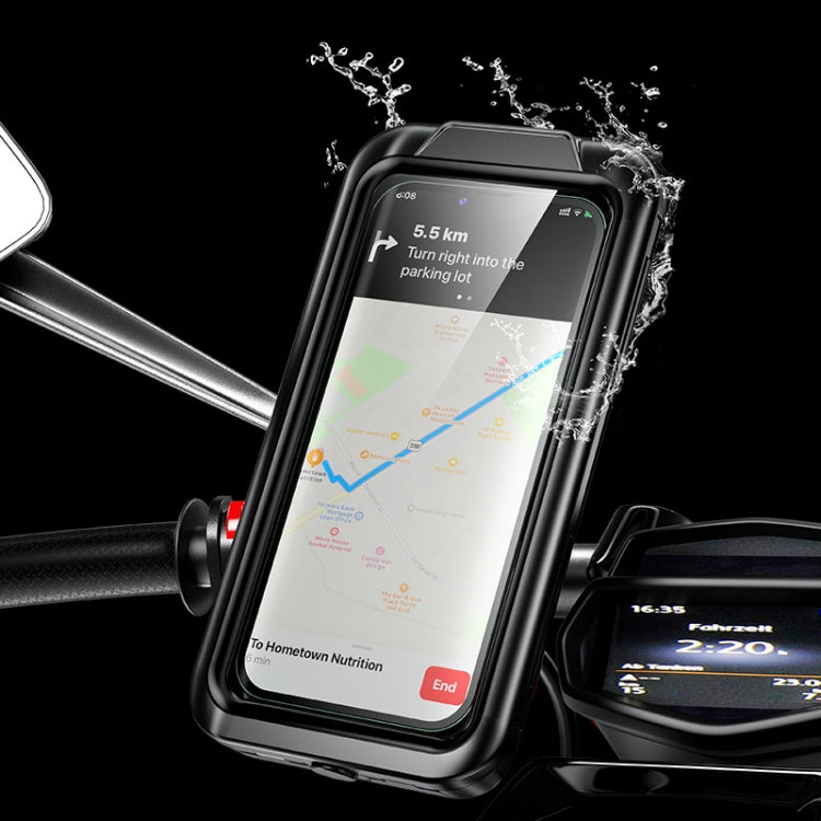 kewig Motorcycle Waterproof Box Outdoor Cycling Mobile Phone Holder, M18L-B1