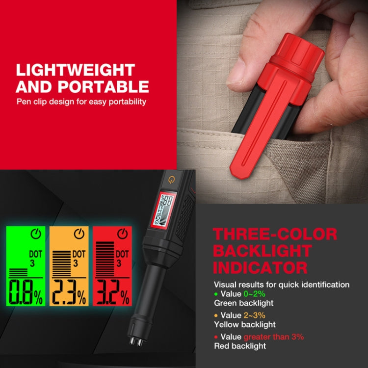 HABOTEST HT663 Motorcycle Vehicle Brake Fluid Moisture Detection Pen, HT663