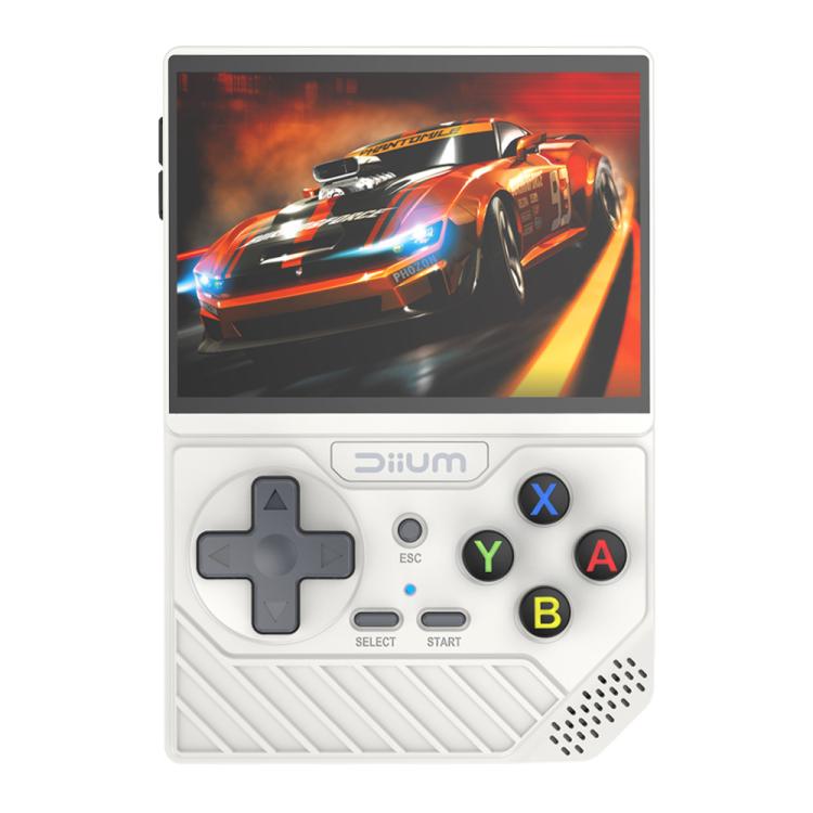 D008 3.5-Inch HD Retro Handheld Game Console With ARM Cortex-A7 800MHz, 1GB RAM & HDMI Output, 64G Whitte, 64G Clear Black, 64G Clear Blue, 128G White, 128G Clear Black, 128G Clear Blue