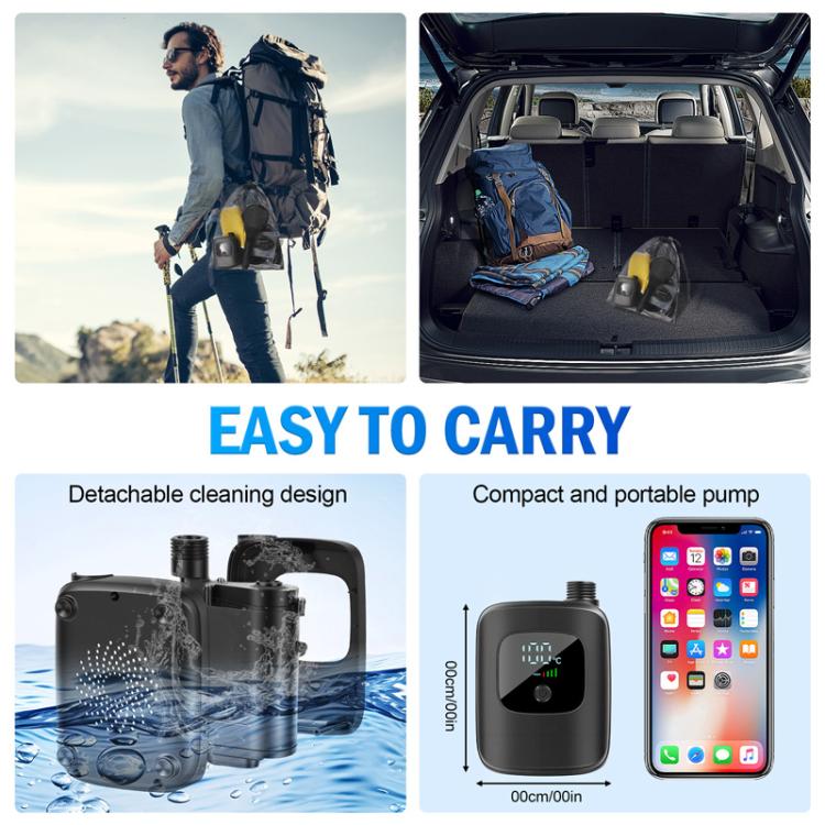 Outdoor Electric Shower Head Portable Electric Shower Washer For Home & Camping
