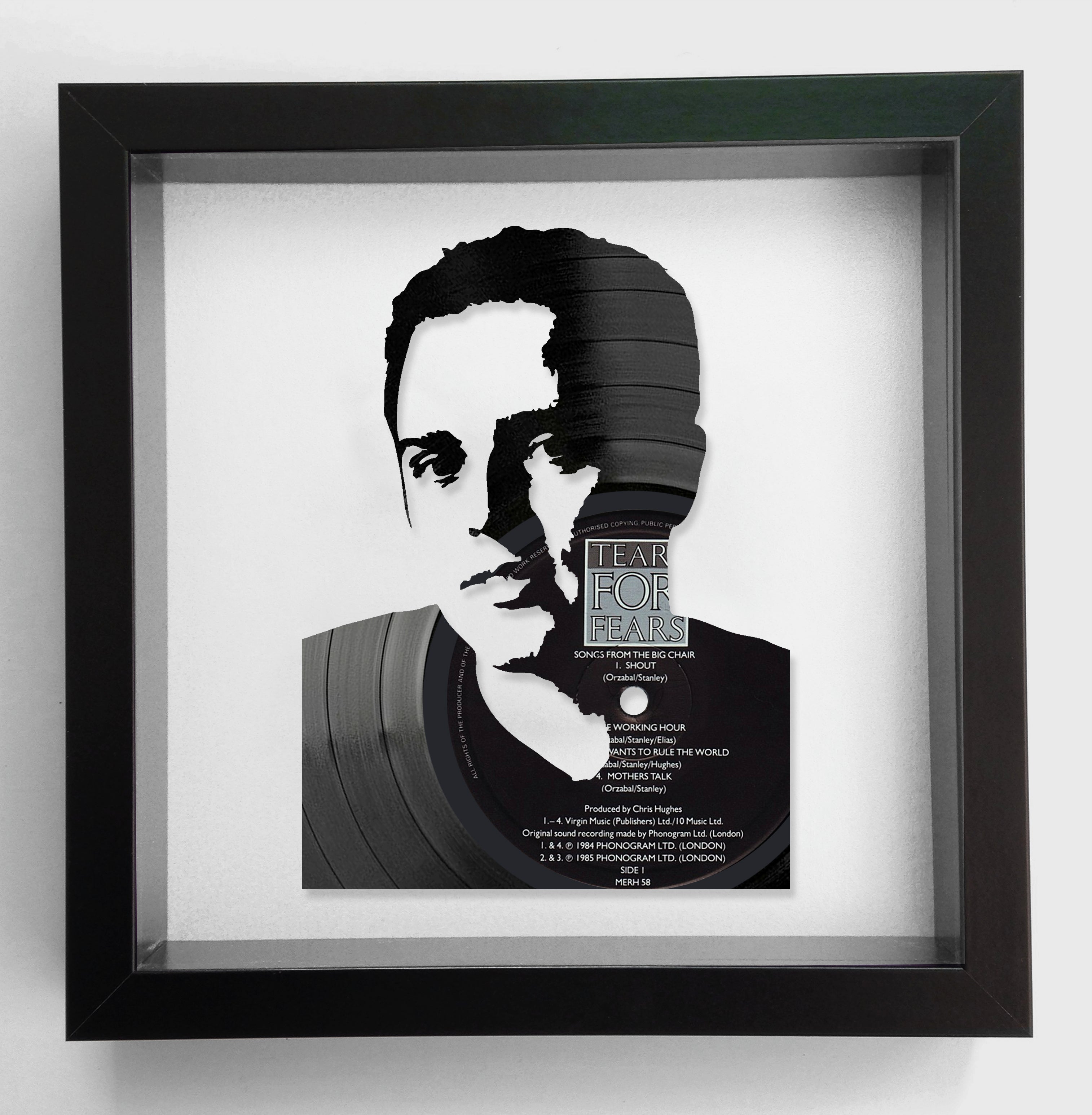 Curt Smith - Tears For Fears - Songs From the Big Chair - Vinyl Record Art 1985
