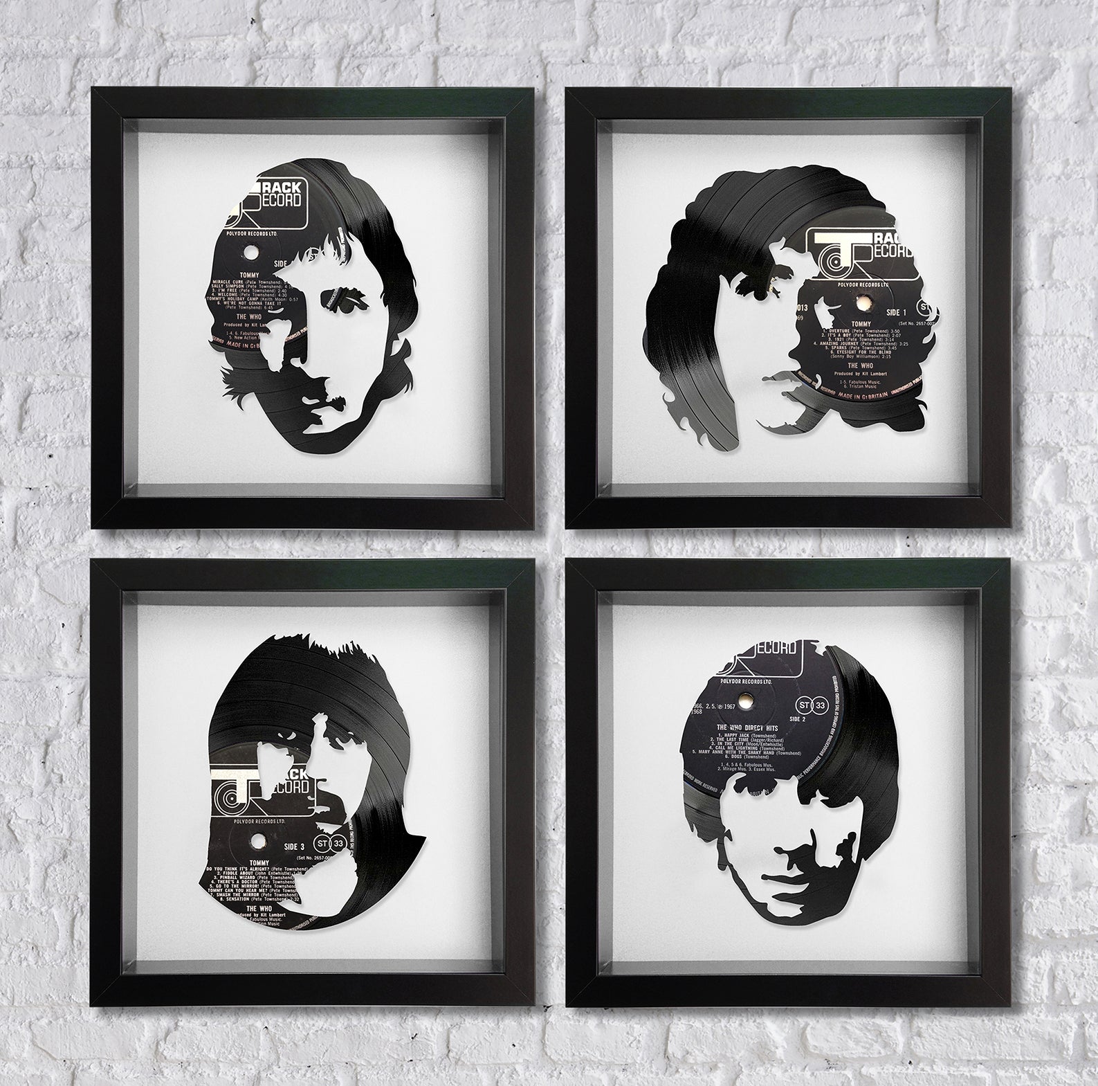 The Who Collection - Tommy Original Vinyl Record Art 1969 - Limited Edition