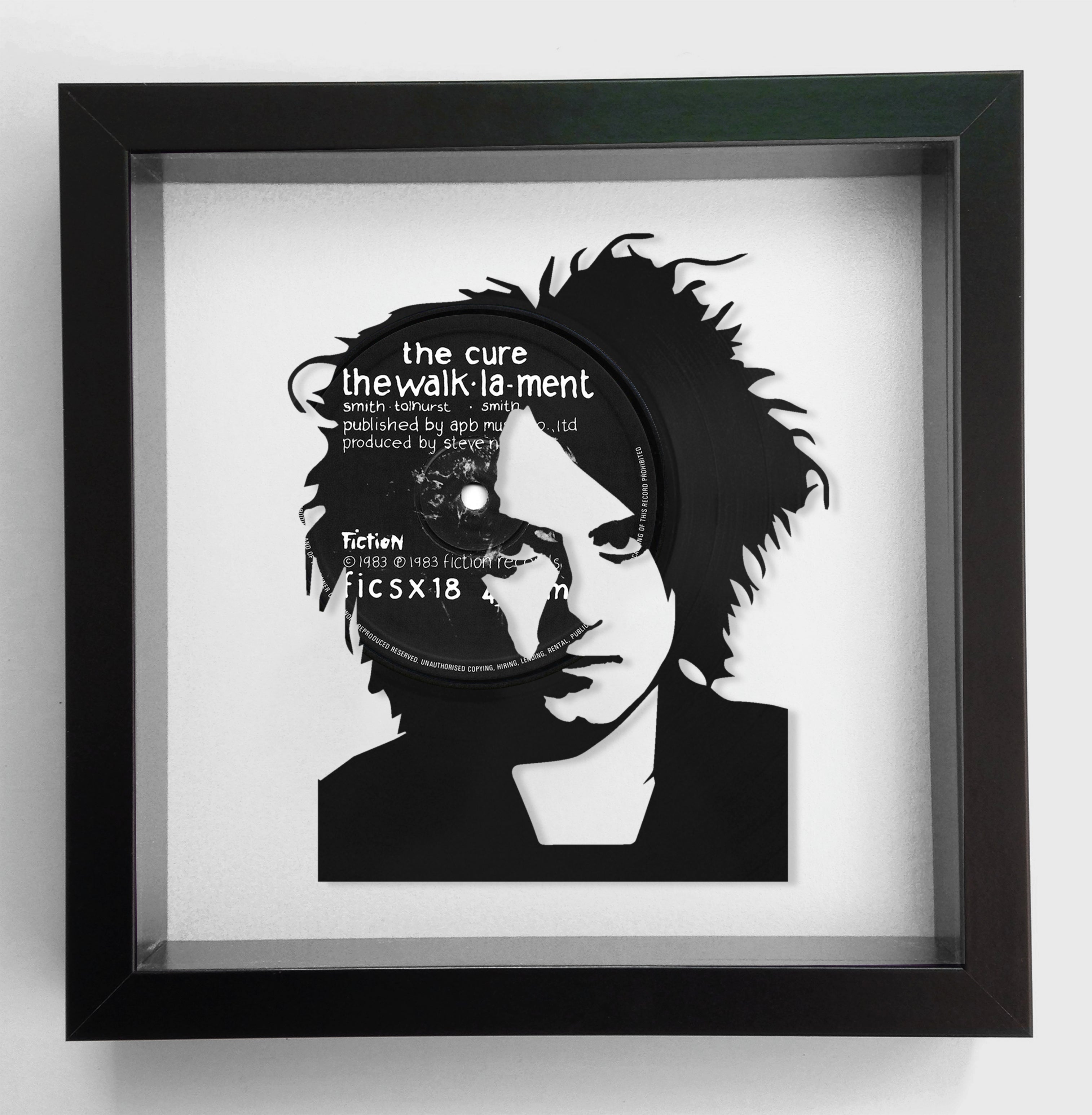 Robert Smith of The Cure - In Between Days - Vinyl Record Art 1985