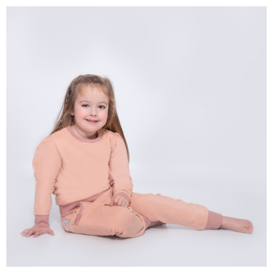 Girls Pink Jersey Lounge Set