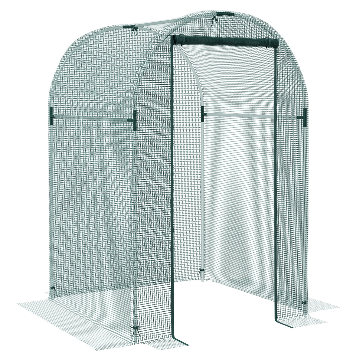 Outsunny Fruit Cage, Plant Protection Tent, 1.2 x 1.2 x 1.9m