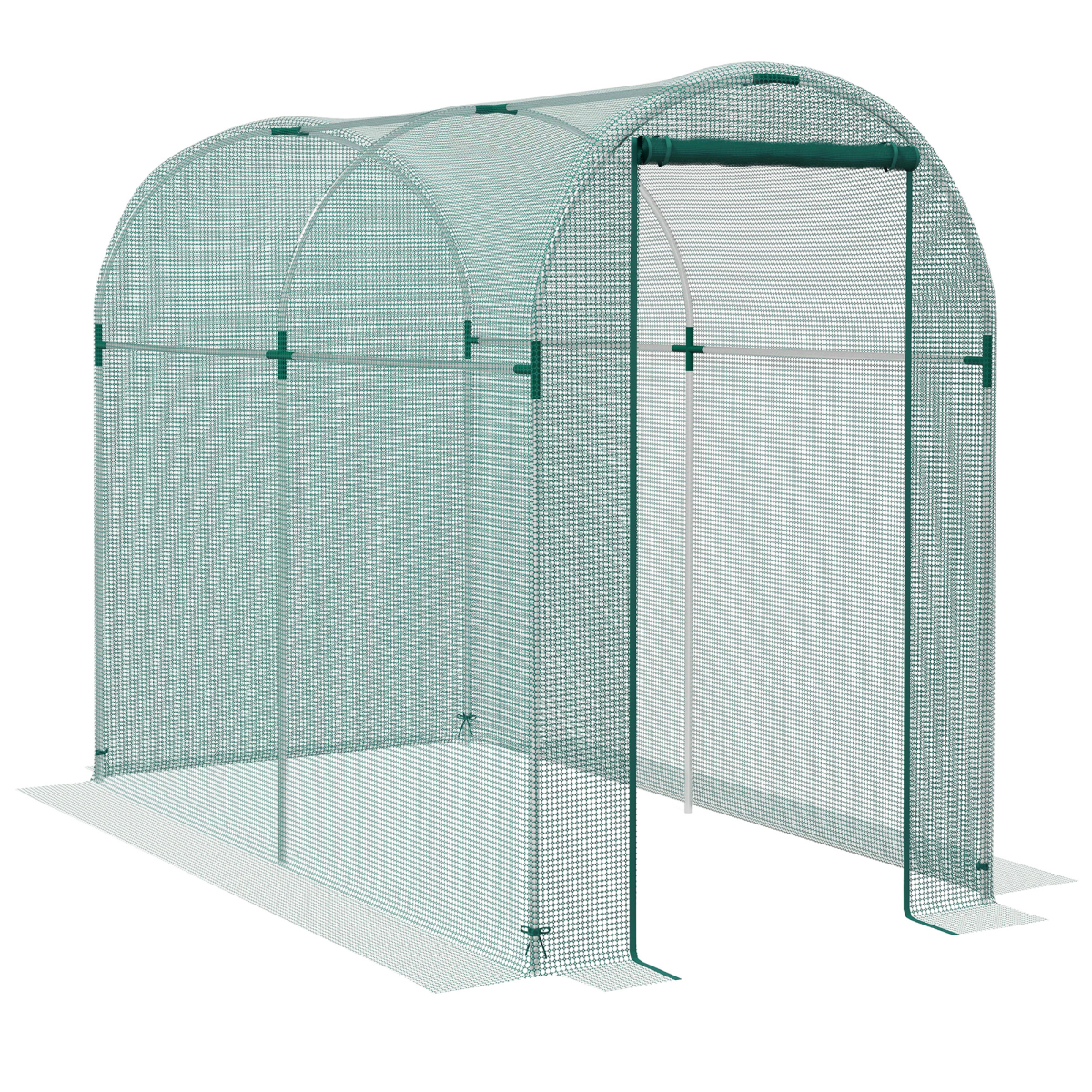 Outsunny Fruit Cage, Plant Protection Tent, 1.2 x 1.2 x 1.9m
