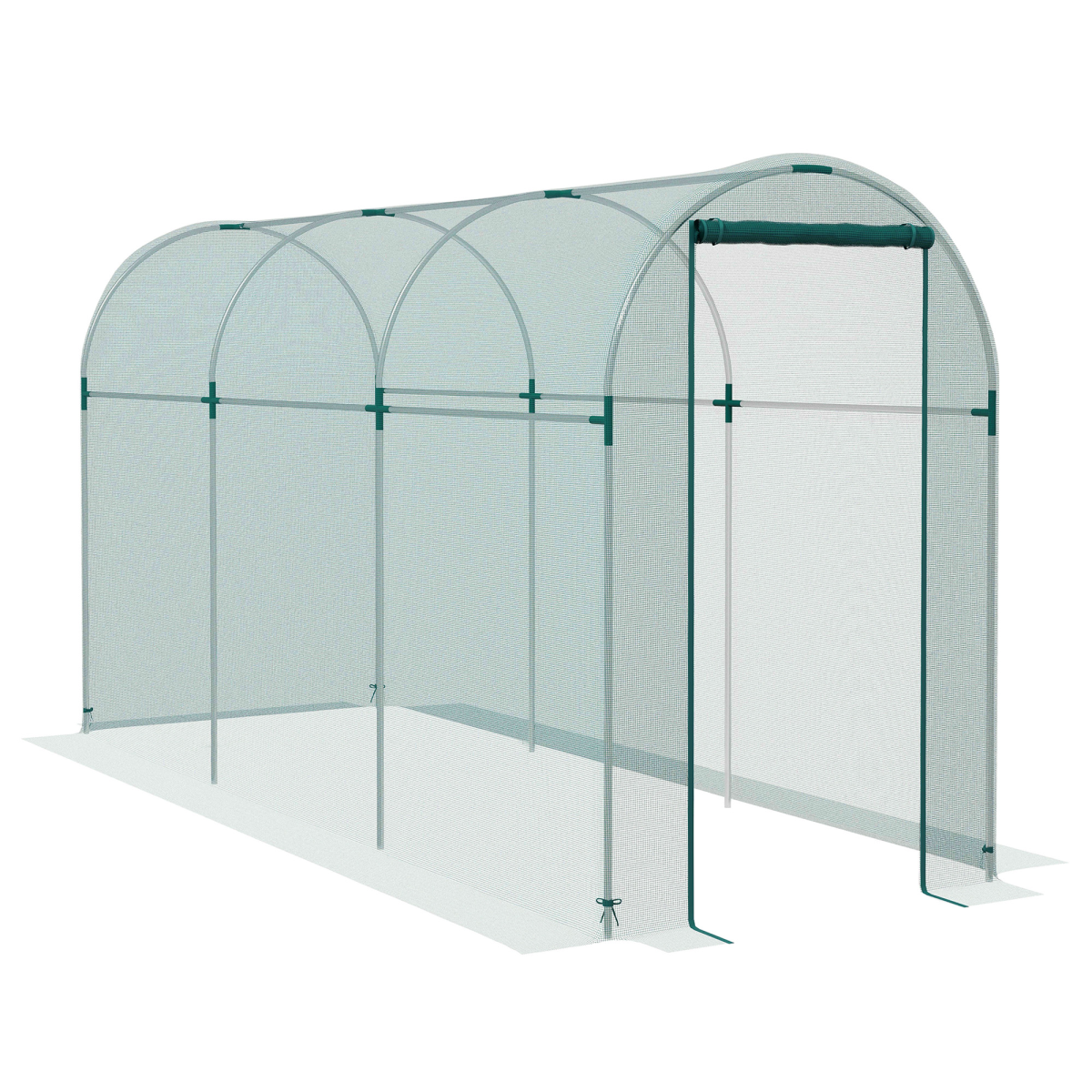 Outsunny Fruit Cage, Plant Protection Tent, 1.2 x 1.2 x 1.9m