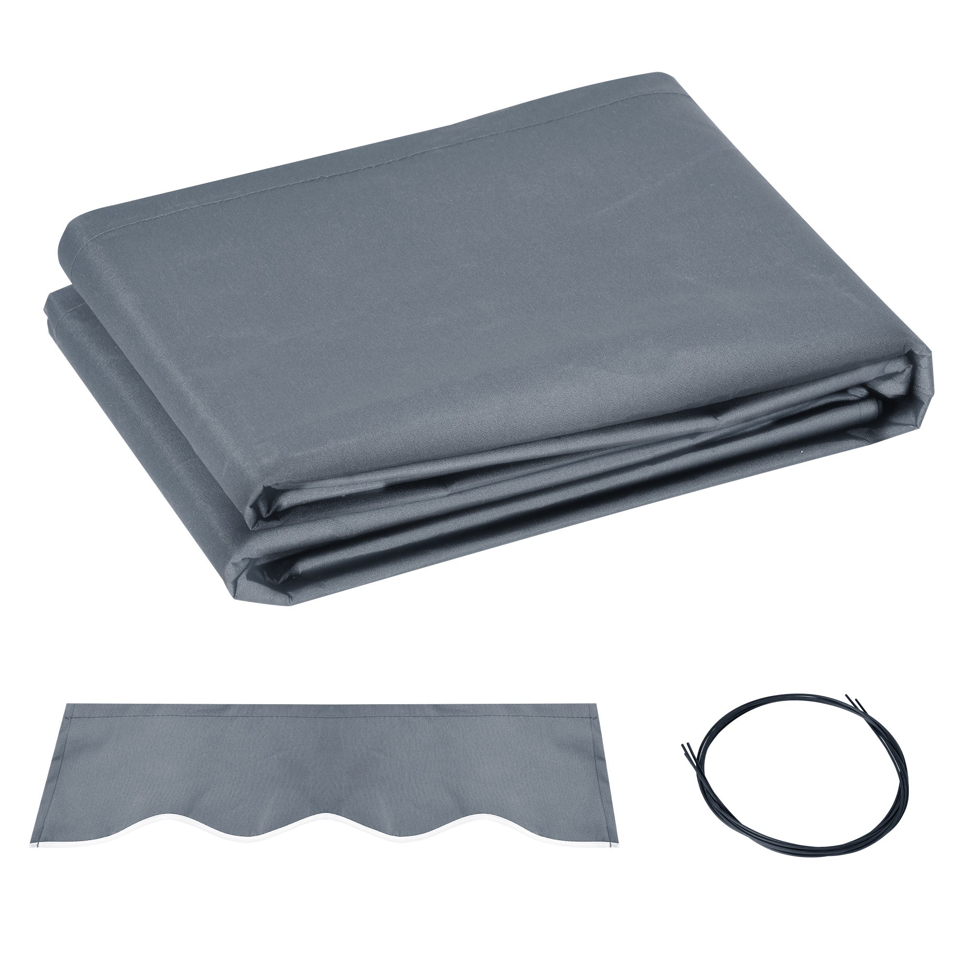 Outsunny Replacement Canopy for 3 x 2.5 m Awning (Fabric Only)