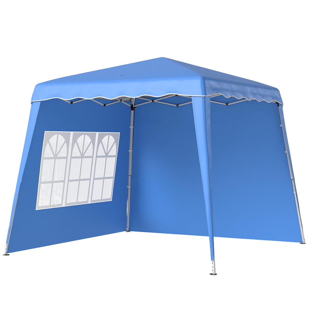 Outsunny 2.4 x 2.4m UV50+ Pop Up Gazebo Canopy Tent with Carry Bag