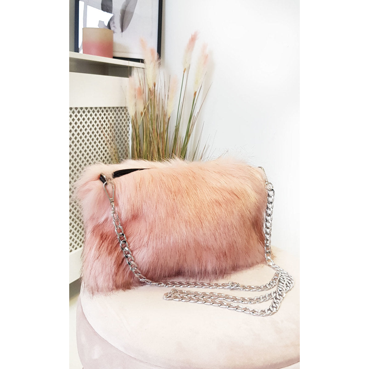 Faux Fur Shoulder Bag