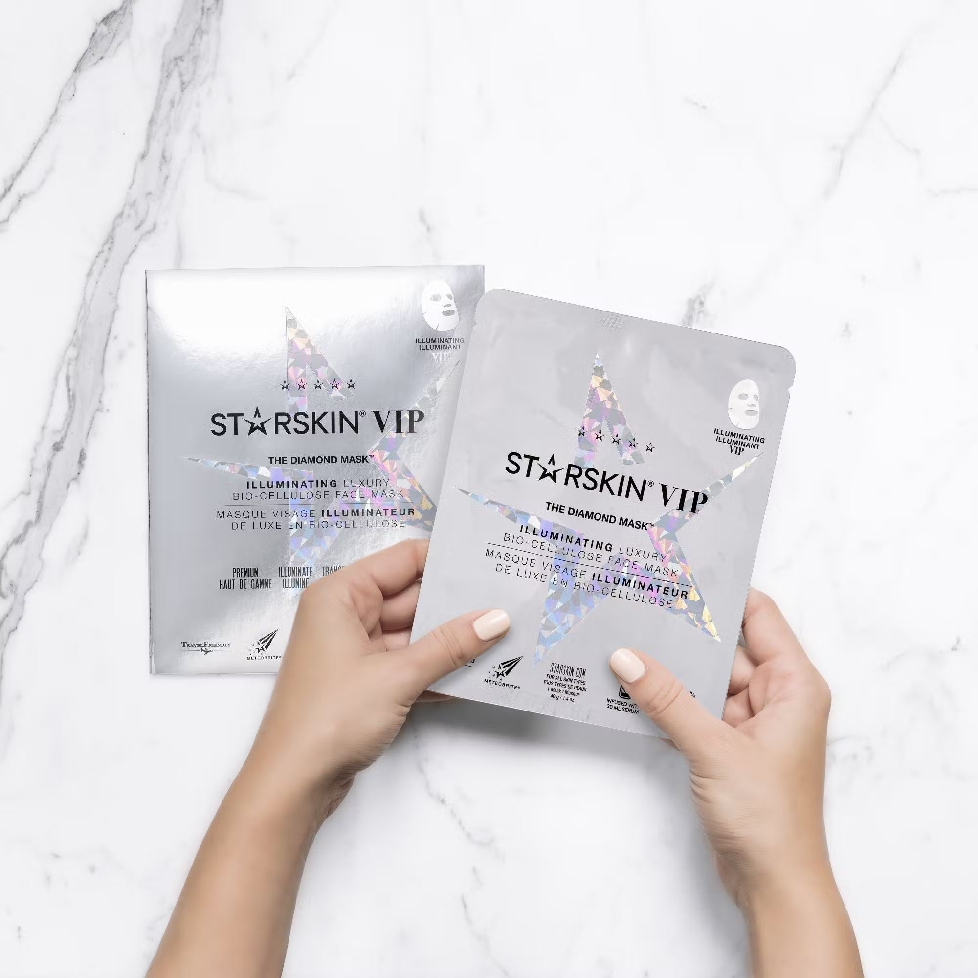 STARSKIN VIP The Diamond Mask™ Illuminating Bio-Cellulose Face Mask