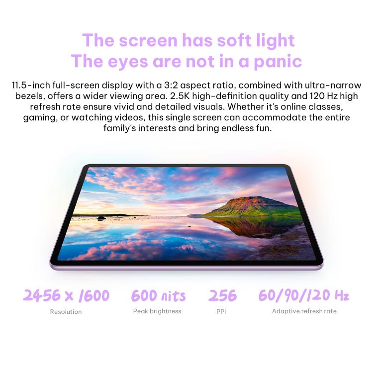 HUAWEI MatePad 11.5 inch 2026 WiFi Soft Light Edition, 12GB+256GB, HarmonyOS 5.1 Hisilicon Kirin T82B, Not Support Google Play, WiFi 12GB+256GB Soft Light