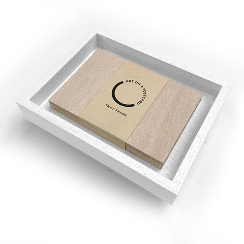 Handmade Obeche Wood Tray Frame (A5)