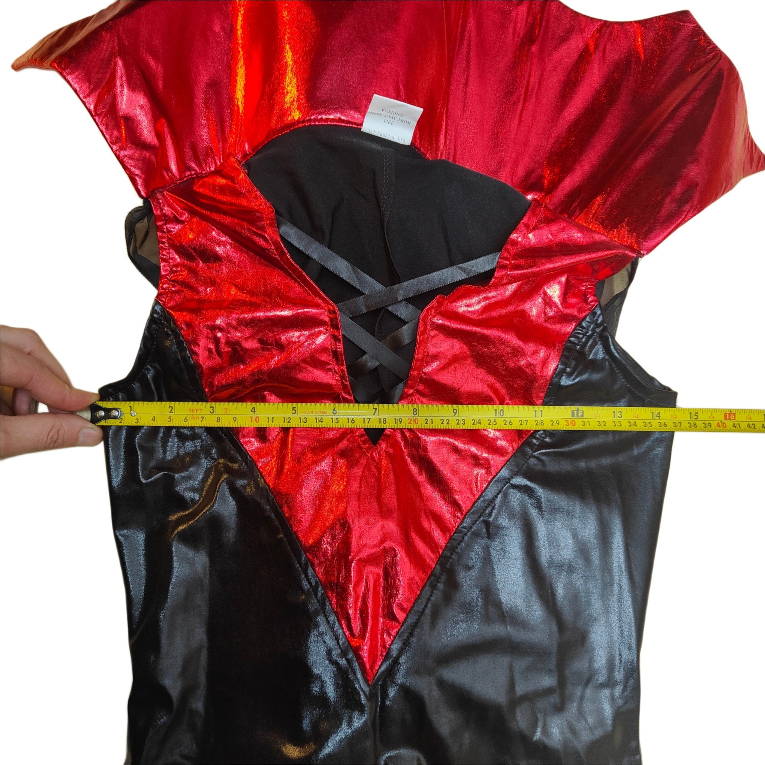 Ladies Vampire Costume Deluxe Halloween Fancy Dress Party Outfit Forever Young