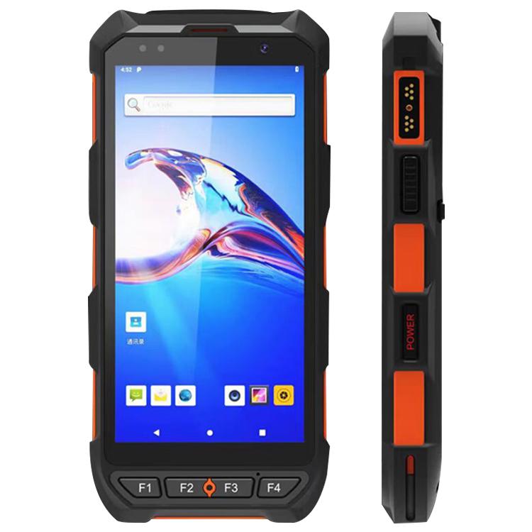 5.5 inch Android 10 IP65 Handheld Industrial Data Terminal Barcode Scanner, Style: RFID UHF + NFC HF, RFID UHF + NFC HF